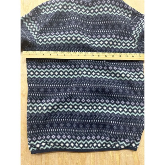 Kids Roper Fleece Jacket XL Blues Zip Up  Warm Child’s Size Aztec - Picture 4 of 5